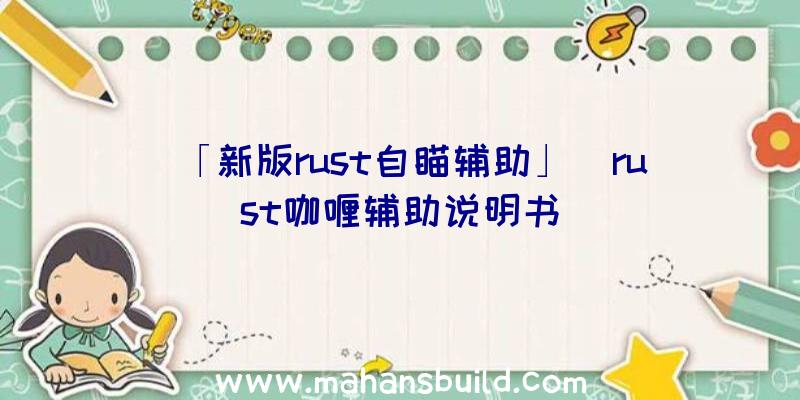 「新版rust自瞄辅助」|rust咖喱辅助说明书